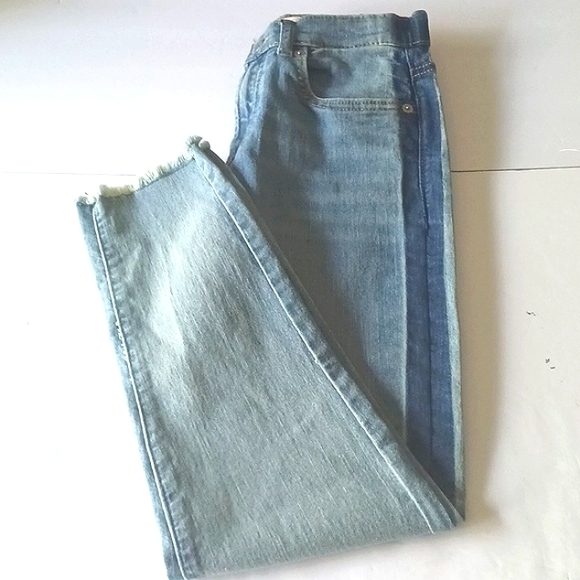 LEVI'S 501 Mini Mom Uniquely Designed Blue Jeans Girl's Size 10R (W25"× L26") - Picture 9 of 9